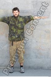 Whole Body Man T poses White Army Chubby